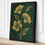 Golden Study Botanical 1 Piece Wrapped Canvas Wall Art-517735954-517735955