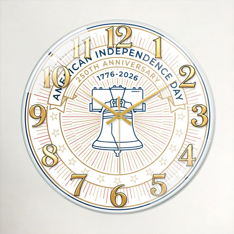 "American Independence USA 250th Anniversary Merchandise", 40 x 40 cm (15,7 x 15,7 pouces)