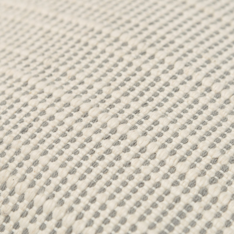 Housse et insert de coussin carré 100% coton, Gris