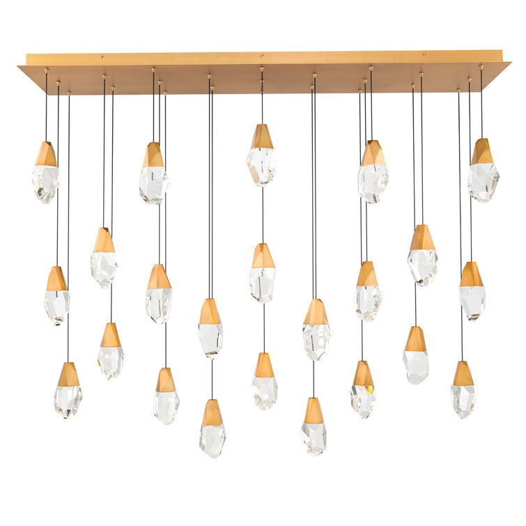 Martini 23 Light Crystal LED Multi-Light Pendant
