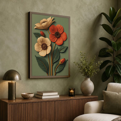 Arrangement Botanical 1 Piece Wrapped Canvas Wall Art