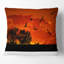 Coussin africain avec coussin coucher de soleil chaud-29892087-29892091
