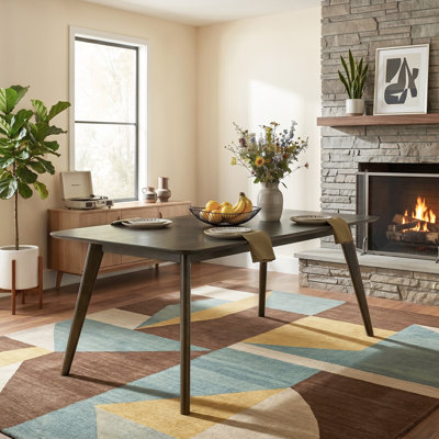 Lievin Rounded Edge Rectangular Dining Table
