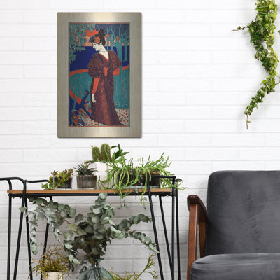 Art mural en métal «Rhead» de Fleur De Lis Living