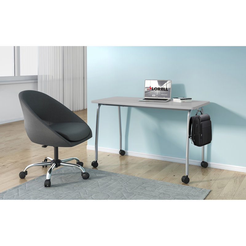 Table de formation avec roulettes, Gris anthracite patiné, H 59 po x l 23,63 po x P 23,63 po