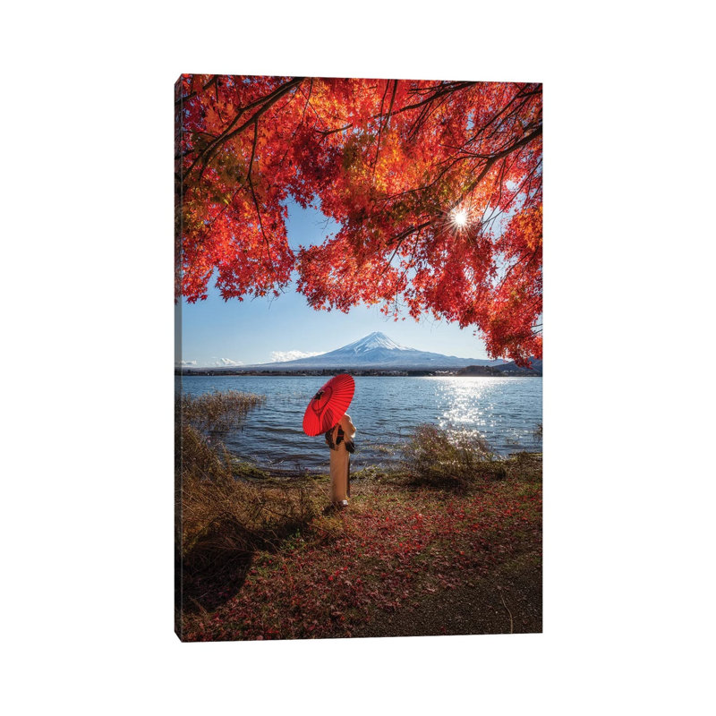 Autumn In Japan XXIX by Daisuke Uematsu - Print on Canvas, 45.72cm H x 30.48cm W x 1.91cm D, Wrapped Canvas