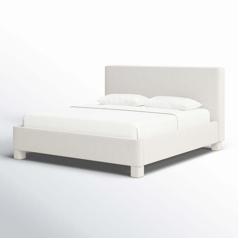 Ichigo Upholstered Bed, Light Grey, King