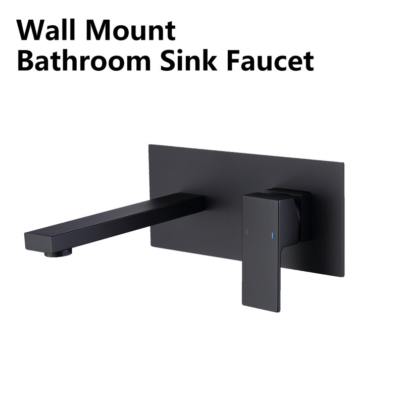Single-handle Bathroom Faucet, Matte black