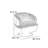 Ergonomic high-backrest lounge chair