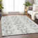 Premium Machine Washable Prisco Silver Rug