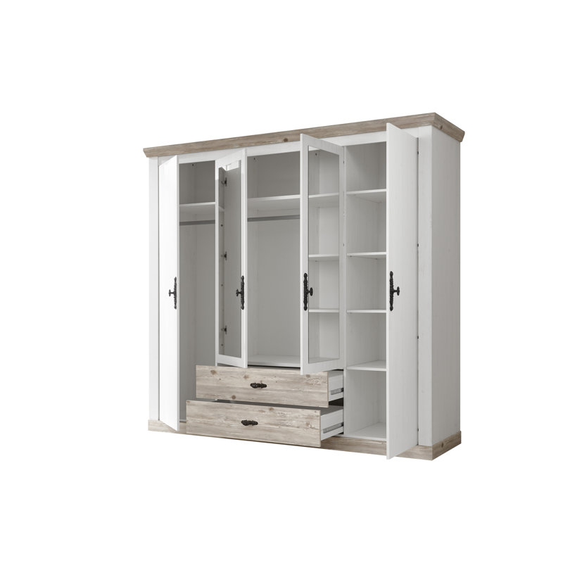 Holgerth 4 Door Manufactured Wood Wardrobe