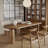 Walnut Half-circle Solid Wood desks-108057903