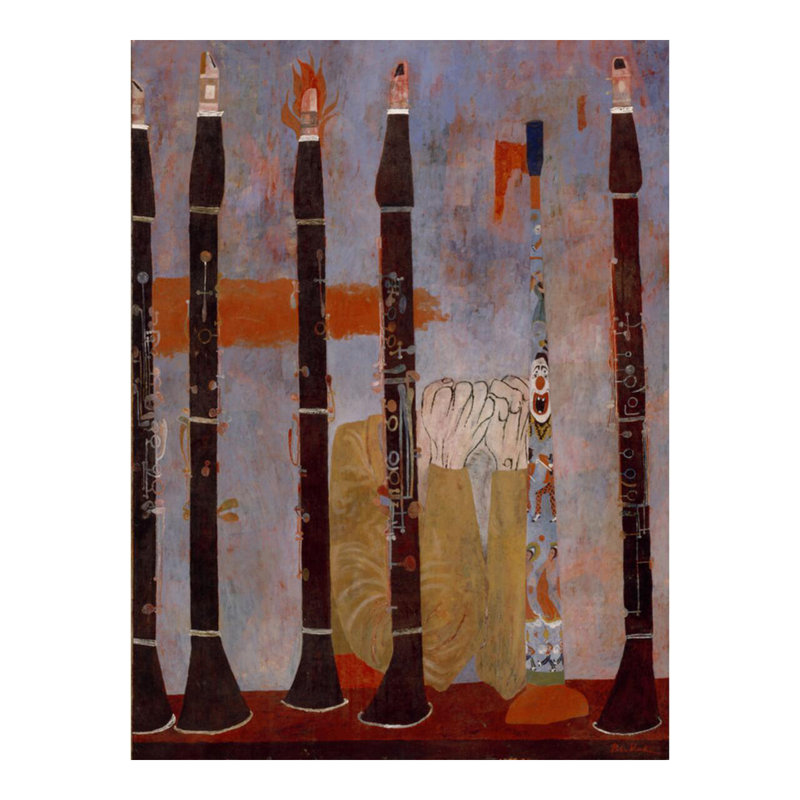 Composition for Clarinets and Tin Horn par Ben Shahn - Impression giclée, H 20 po x l 16 po