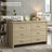 Georgia 6 Drawer Dresser for Bedroom, 47.3″ W Modern Wide Chest of Drawers, Wood Storage Organizer for Clothes, Entryway, Hallway, Nursery or Living Room