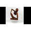Sculpture en bois Gallie accroupie-92402662