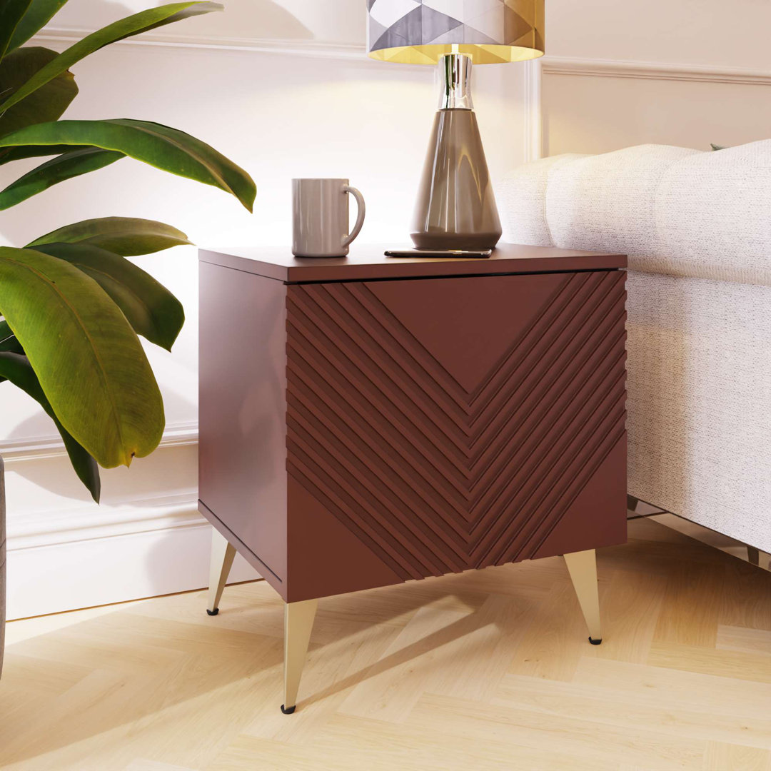 AVA Side Table with Storage