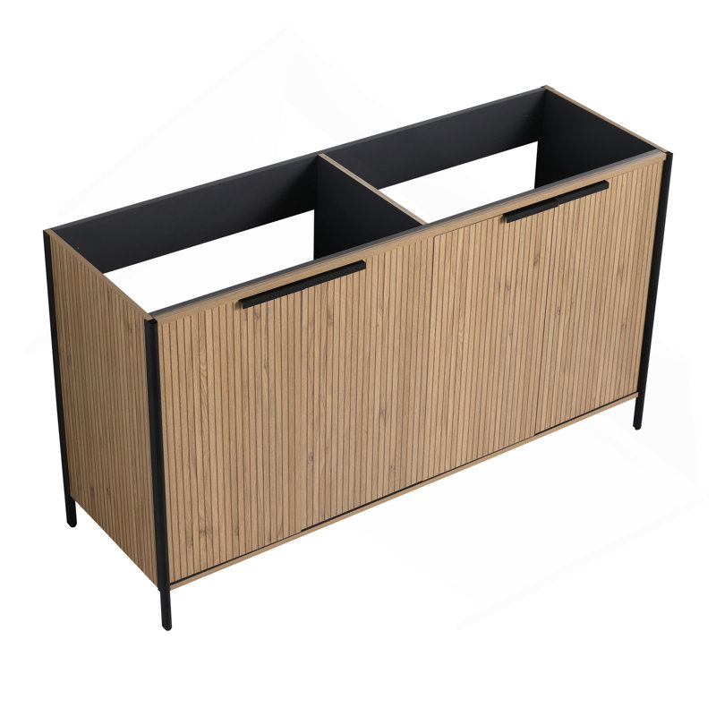 Meuble-lavabo autoportant de 60 po (emballage KD) - sans le lavabo