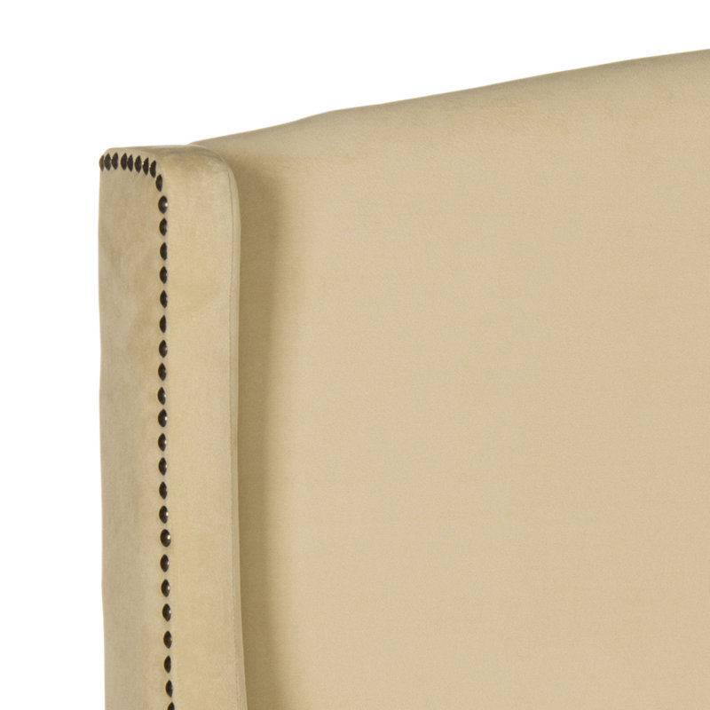 Hattiesburg Upholstered Headboard, Full, Buckwheat 100% Polyester