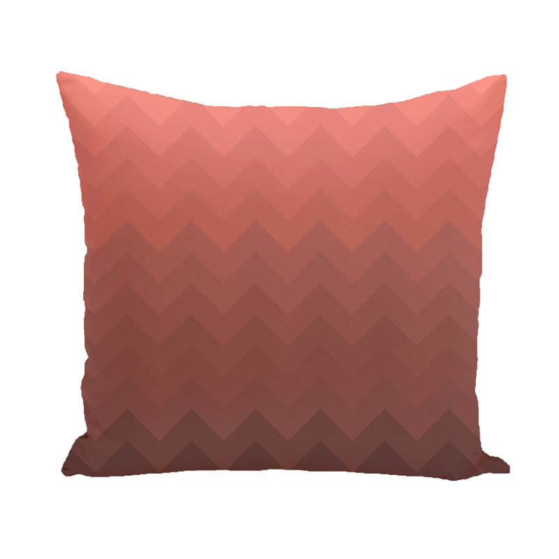 Housse et insert de coussin carré Stripe A Balance, 20 po x 20 po, Rouille