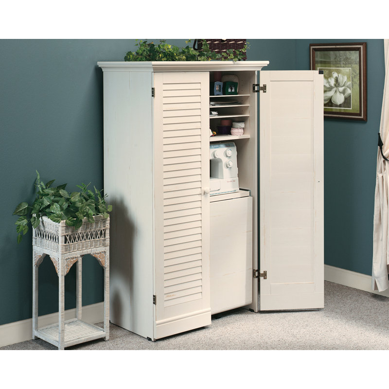 Armoire de rangement Dimilta, Blanc