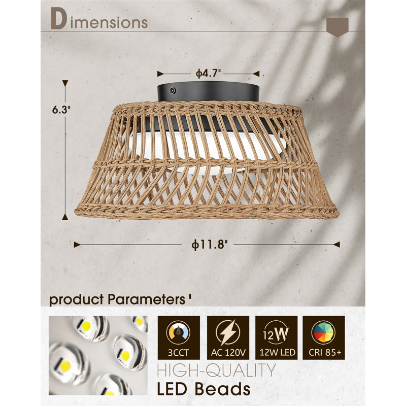 Alephonia LED Flush Mount