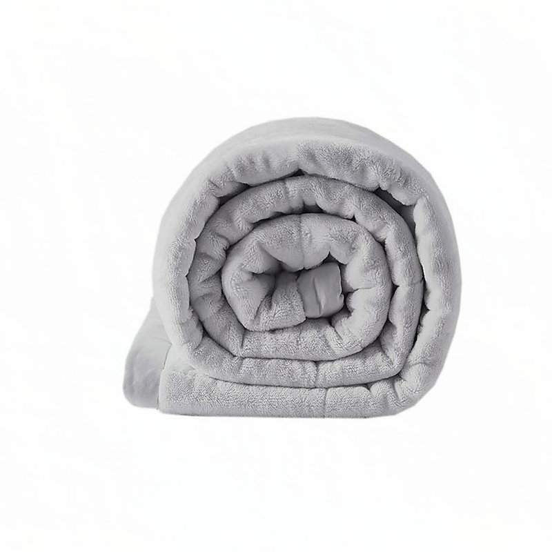 Couverture réversible en duvet HeiQ Smart, Gris, Très grand lit