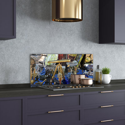 Loanna 50cm W x 100cm L Glass Peel and Stick Panel