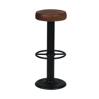 Burch Upholstered Counter Stool with Metal Frame