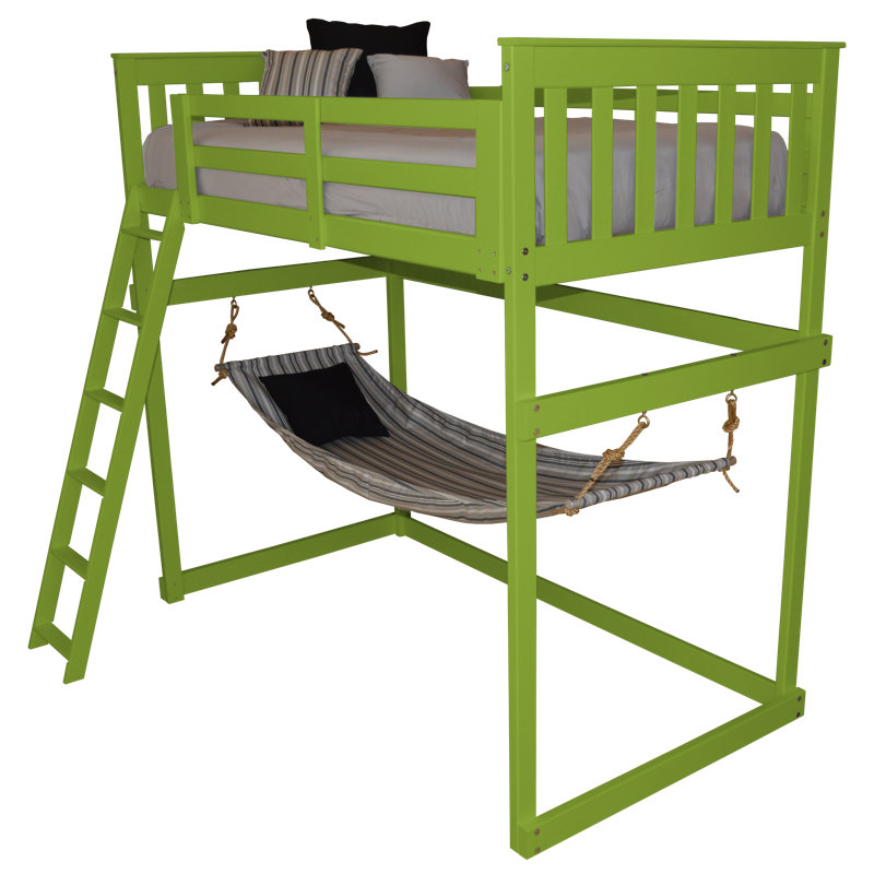Swainsboro Kids Loft Bed, Lime, Full
