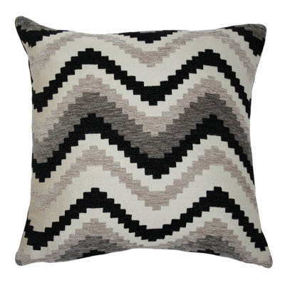 Chevron Chenille Reversible Pillow Cover