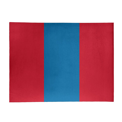 Tapis rouge/bleu