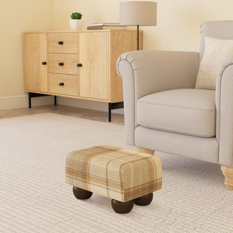 Manufactured Wood Accent Stool, Mahogany