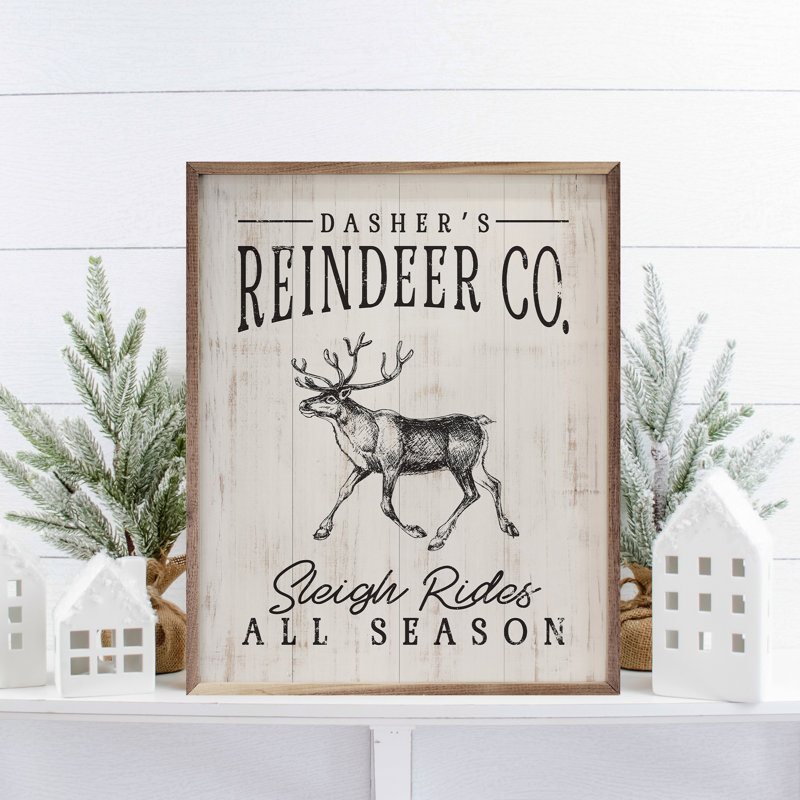 Dashers Reindeer Co - noir, Noir, H 30 po x l 24 po