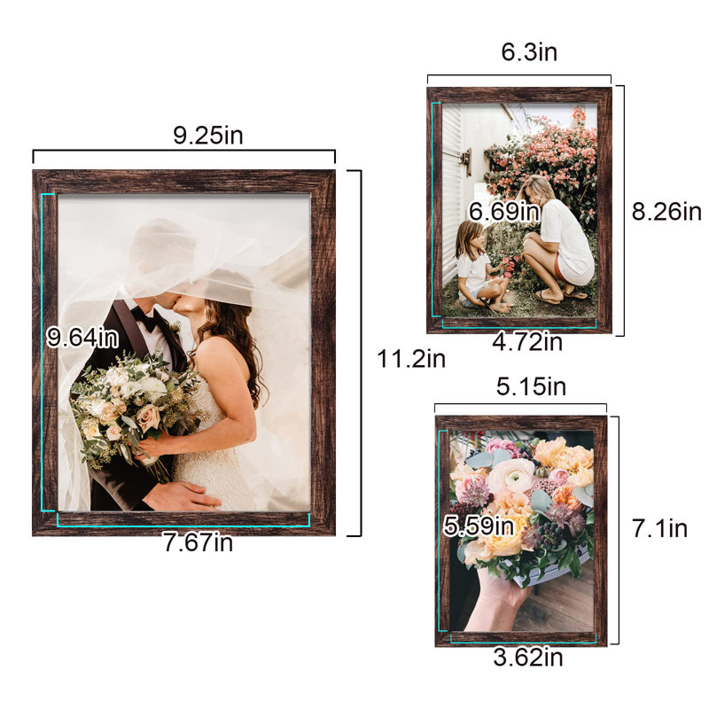 Zulmarie Picture Frame - Set of 10, Brown