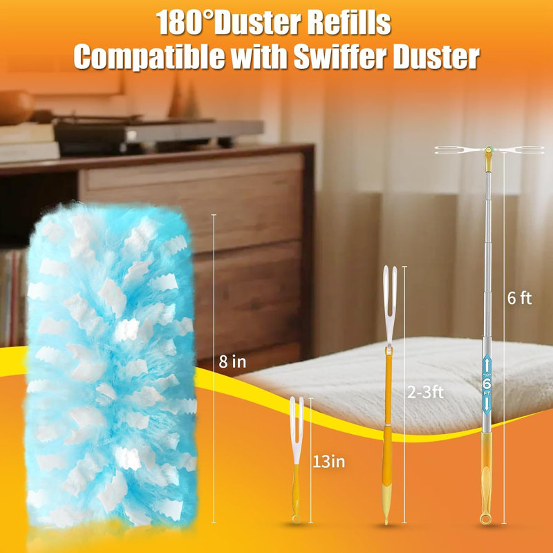 Adjustable Dusters with Replaceable Head