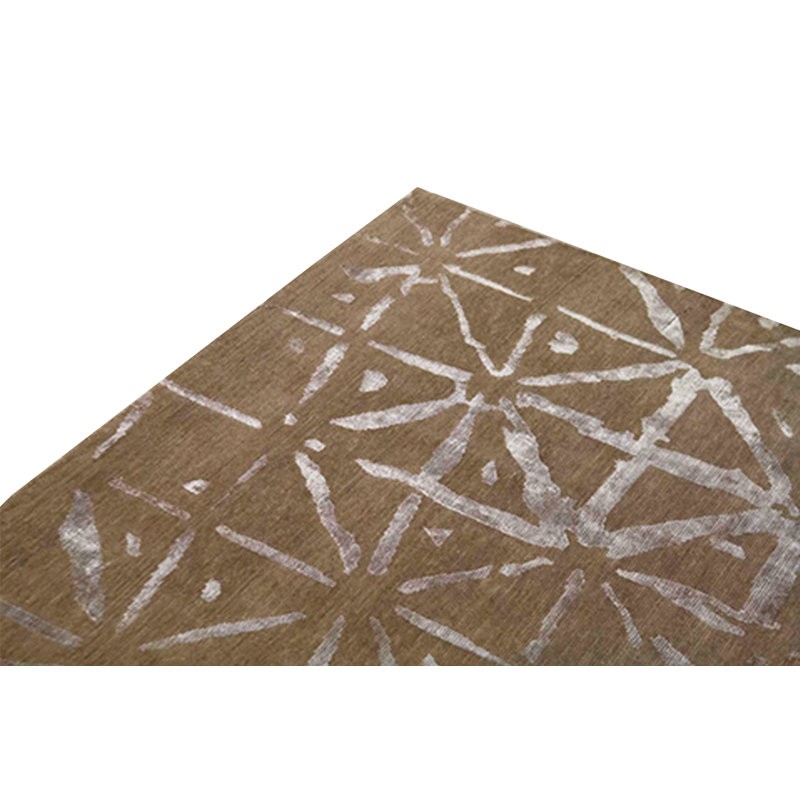 Rayon Geometric Area Rug