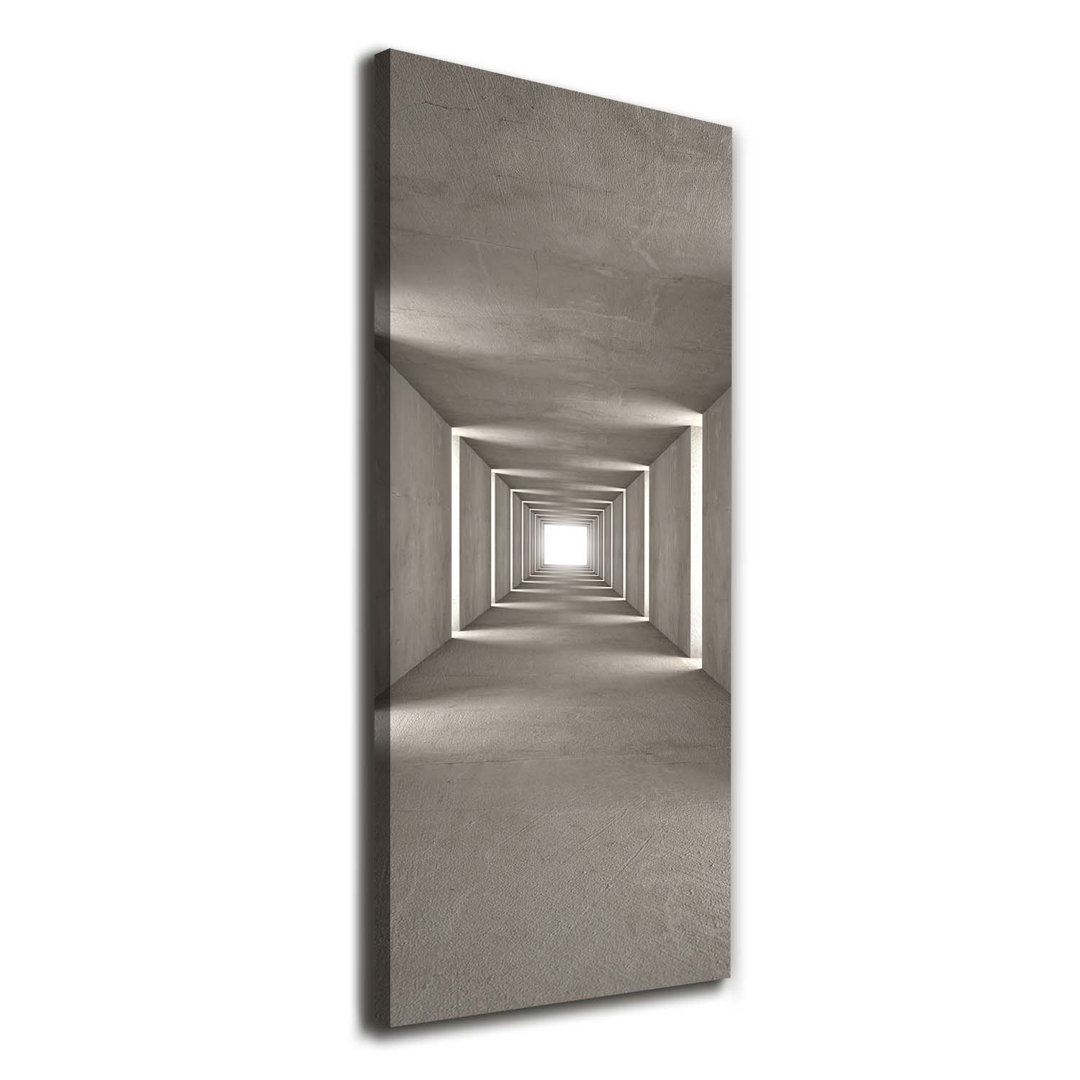 Concrete Tunnel - Kunstdrucke auf Leinwand - Wrapped Canvas