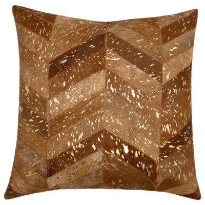 Coussins décoratifs en cuir de vache Canvello