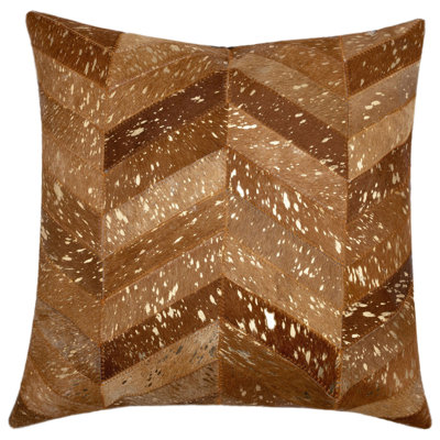 Geometric and Chevron Feather Throw Pillow