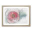 A Pink Hibiscus Flower in Abstract - Framed Print-55629290-55629294