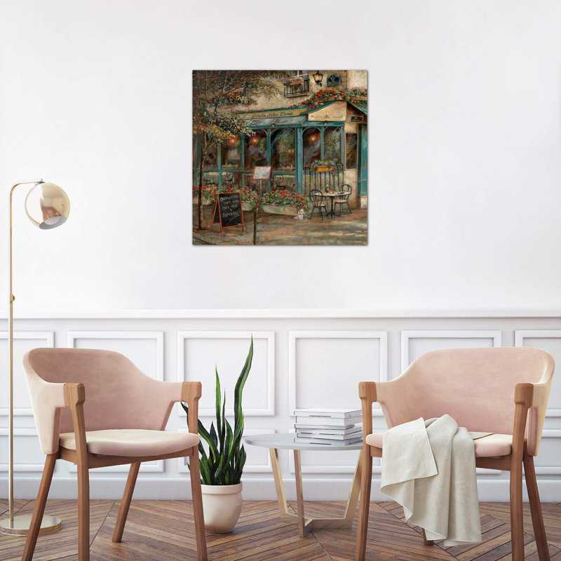 Jardin Notre Dame I 1 Piece Wrapped Canvas Painting, 45.72 cm H x 45.72 cm W x 3.175 cm D