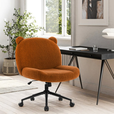 17 Stories Radetski Velvet Office Chair