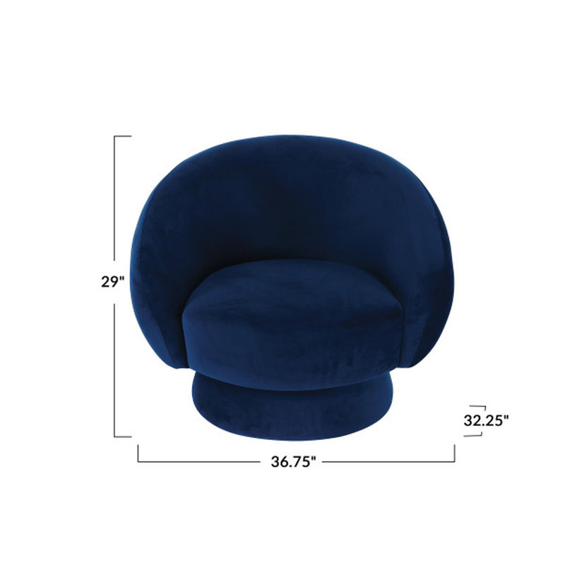 Chaise en tissu Azure Comfort