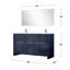 Ensemble de miroir de meuble-lavabo double 60 po x P 20 po Lafarre-97832473-113113398