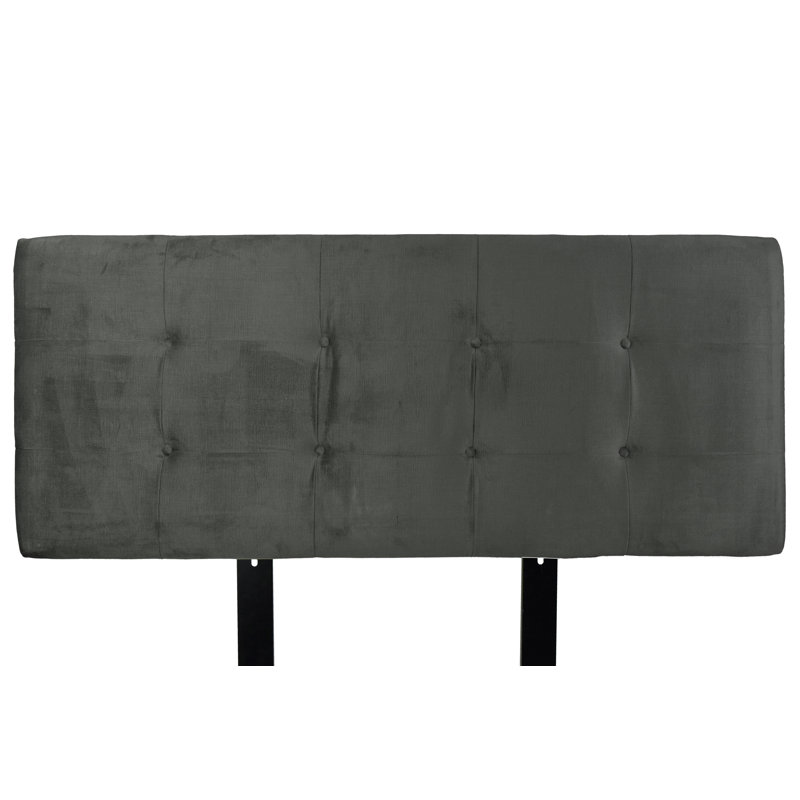 Zaniyah Upholstered Headboard, California King, Pewter