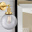 Applique murale pour salle de bain 1 lumière Clementina-48782890-32986199-32986200