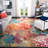 Felty Abstract Ivory/Multi Area Rug-249616321