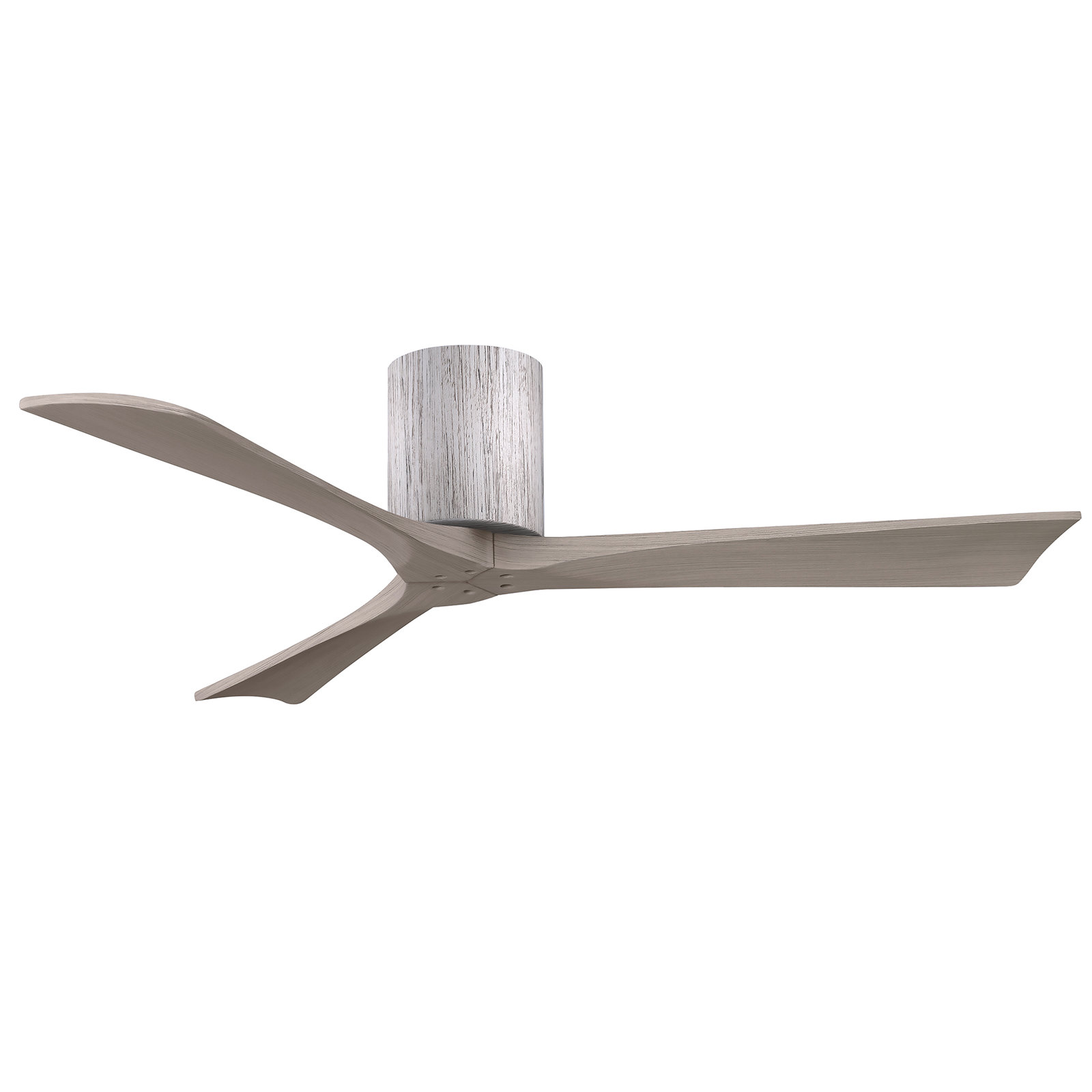 Olivier 3 Blade Ceiling Fan, Barn Wood Tone, Gray Ash Tone, 52"