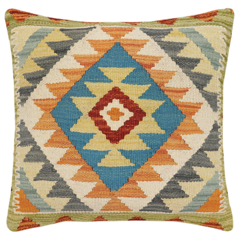 Housse et insert de coussin carré 100% laine