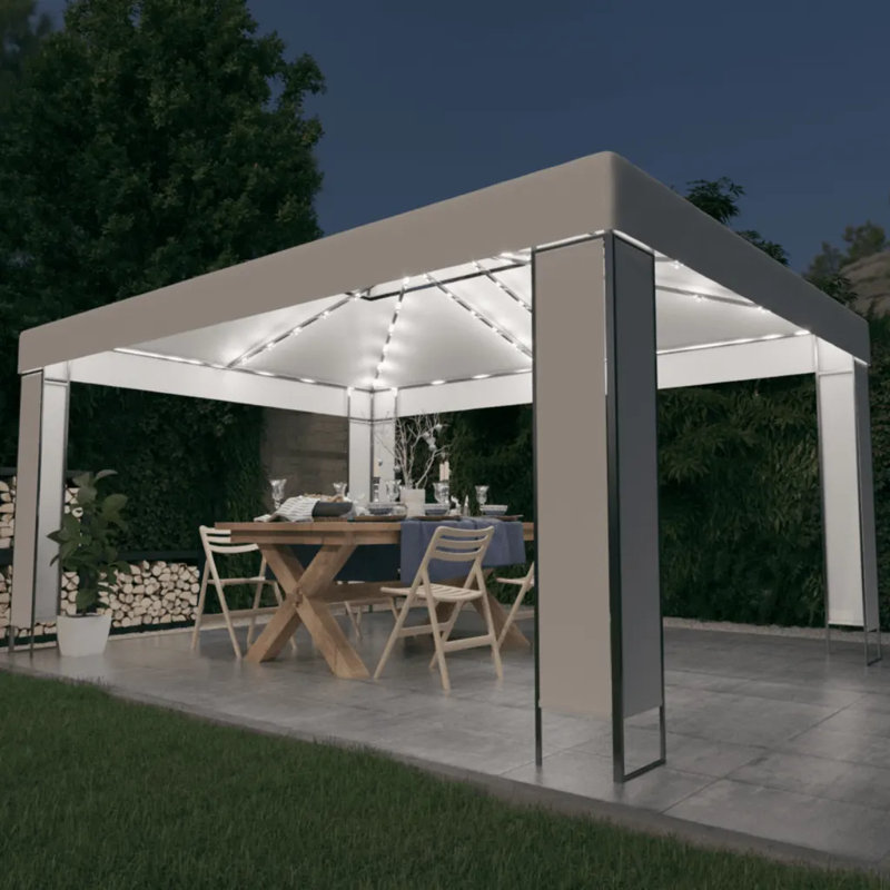 Obert 4m x 3m Steel Pop Up Gazebo, White